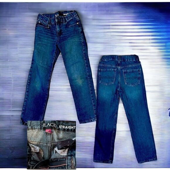 PLACE Jeans l Girls Size 8 l Denim, Jeans l Straight Leg l Pockets l EUC - Picture 3 of 5